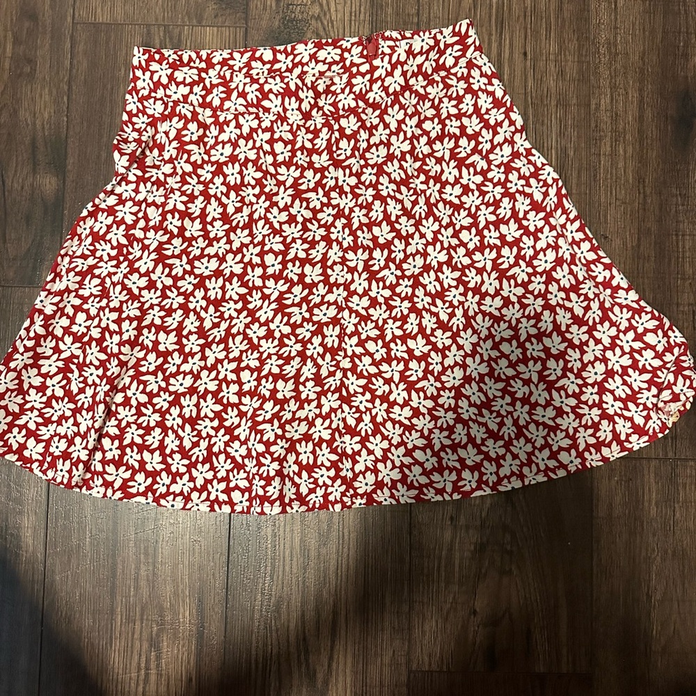 Reformation flounce skirt 0